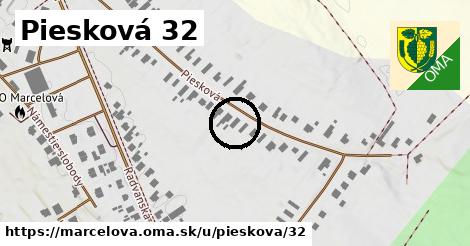 Piesková 32, Marcelová