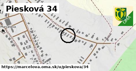 Piesková 34, Marcelová