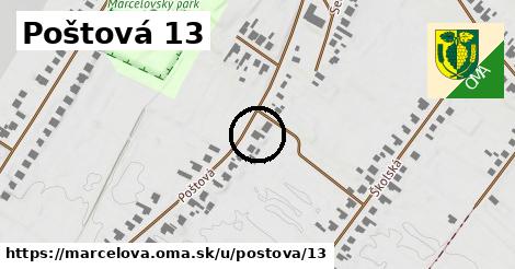 Poštová 13, Marcelová