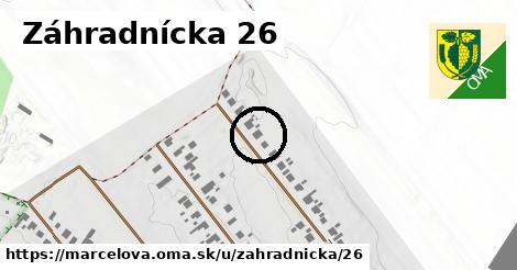 Záhradnícka 26, Marcelová