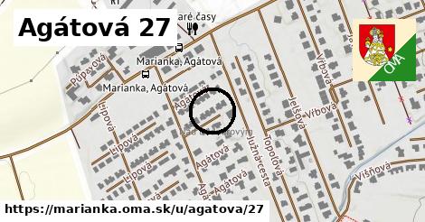 Agátová 27, Marianka