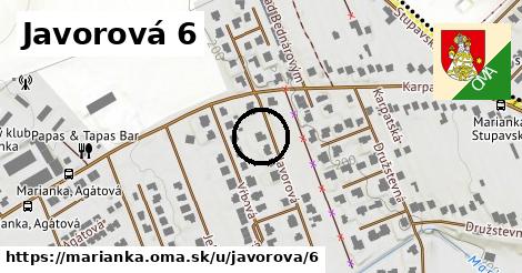 Javorová 6, Marianka