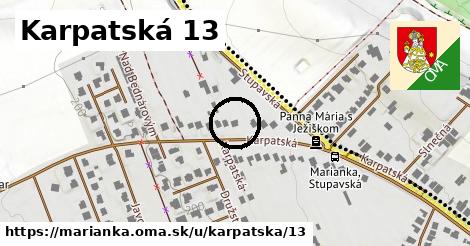 Karpatská 13, Marianka