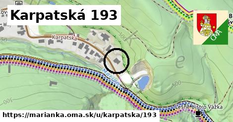 Karpatská 193, Marianka