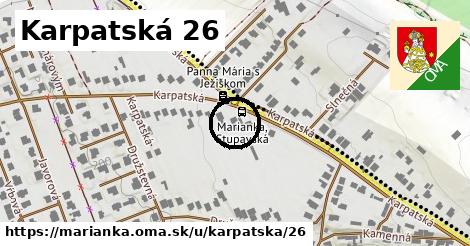 Karpatská 26, Marianka