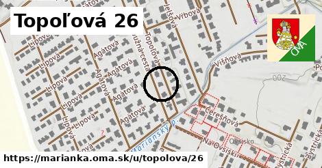 Topoľová 26, Marianka