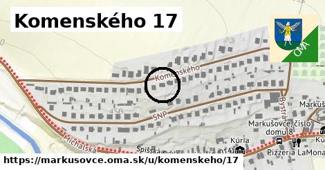 Komenského 17, Markušovce