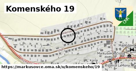 Komenského 19, Markušovce