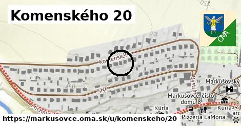 Komenského 20, Markušovce