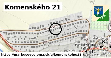 Komenského 21, Markušovce