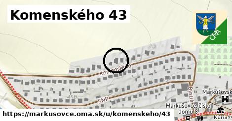 Komenského 43, Markušovce