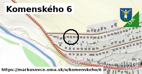 Komenského 6, Markušovce