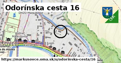 Odorínska cesta 16, Markušovce