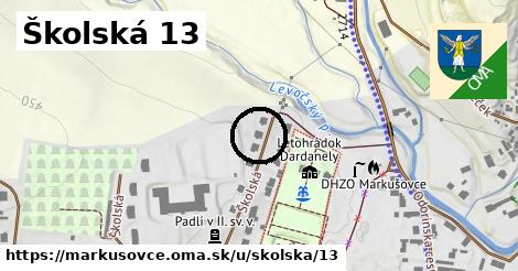 Školská 13, Markušovce