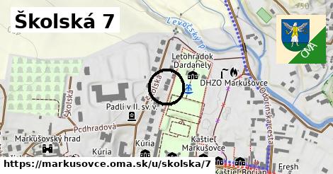 Školská 7, Markušovce