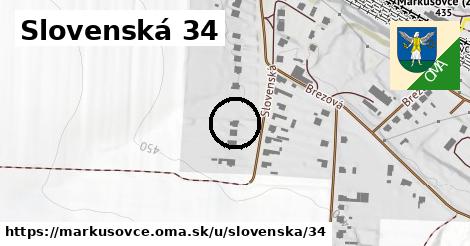 Slovenská 34, Markušovce