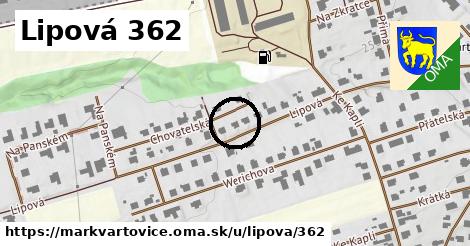 Lipová 362, Markvartovice
