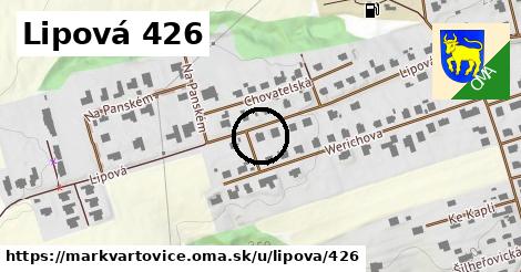 Lipová 426, Markvartovice