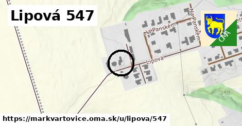 Lipová 547, Markvartovice