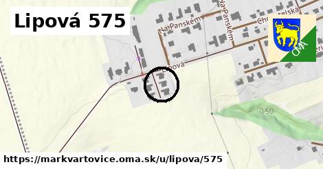 Lipová 575, Markvartovice