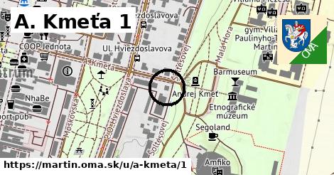 A. Kmeťa 1, Martin