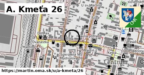 A. Kmeťa 26, Martin