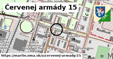 Červenej armády 15, Martin