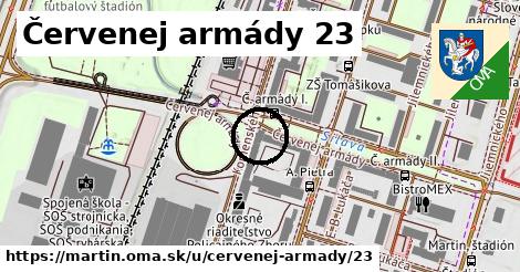 Červenej armády 23, Martin