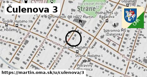 Čulenova 3, Martin