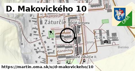 D. Makovického 10, Martin