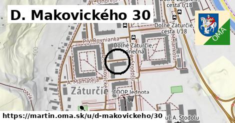 D. Makovického 30, Martin