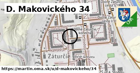 D. Makovického 34, Martin