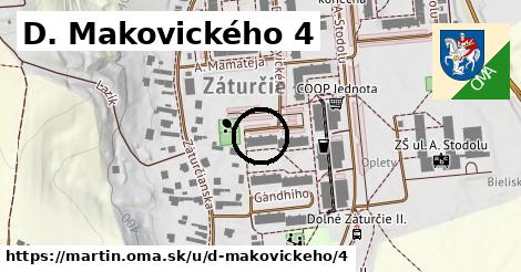 D. Makovického 4, Martin