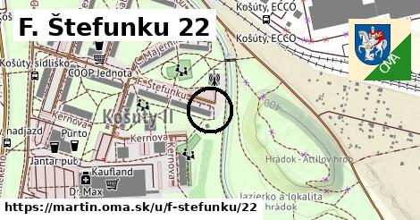 F. Štefunku 22, Martin