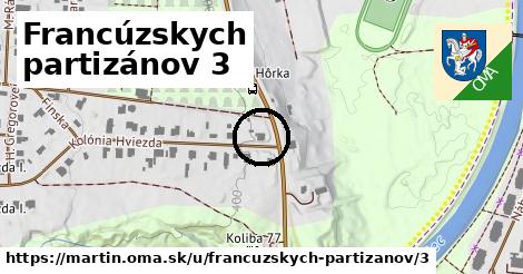 Francúzskych partizánov 3, Martin