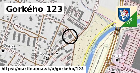 Gorkého 123, Martin