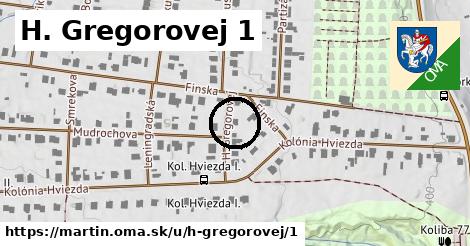 H. Gregorovej 1, Martin