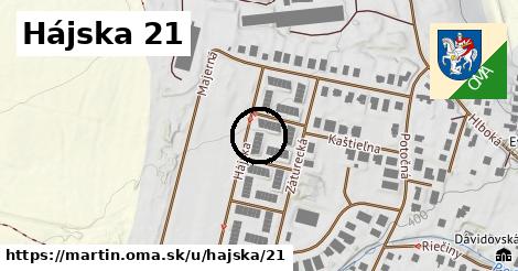 Hájska 21, Martin