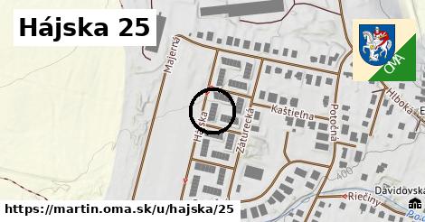Hájska 25, Martin