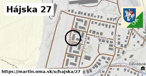 Hájska 27, Martin