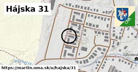 Hájska 31, Martin