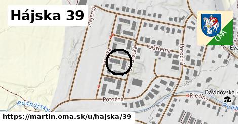 Hájska 39, Martin