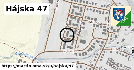 Hájska 47, Martin