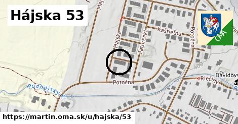 Hájska 53, Martin