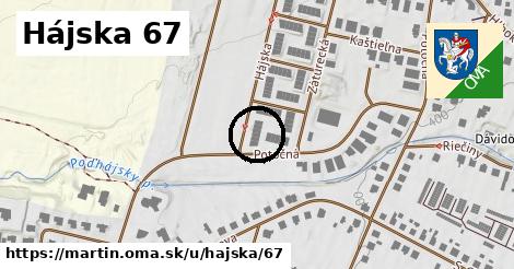 Hájska 67, Martin