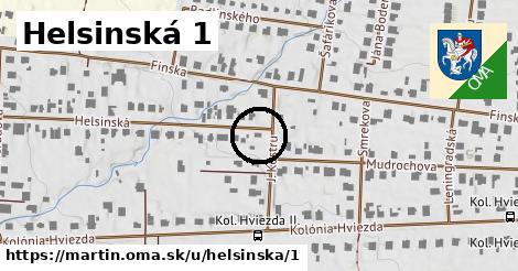 Helsinská 1, Martin