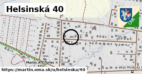 Helsinská 40, Martin