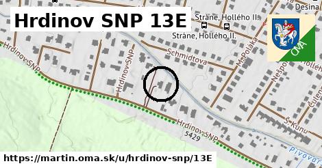 Hrdinov SNP 13E, Martin