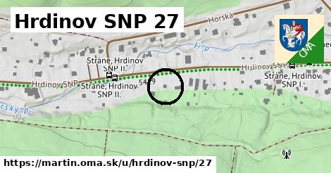 Hrdinov SNP 27, Martin