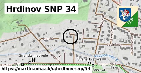 Hrdinov SNP 34, Martin